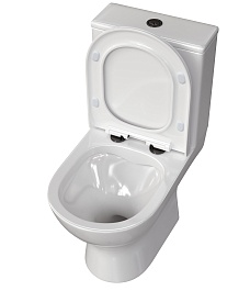 Taliente Унитаз Arte AR35045+Nero pulsante напольный с бачком – фотография-3